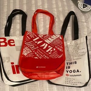 Lululemon totes (3)